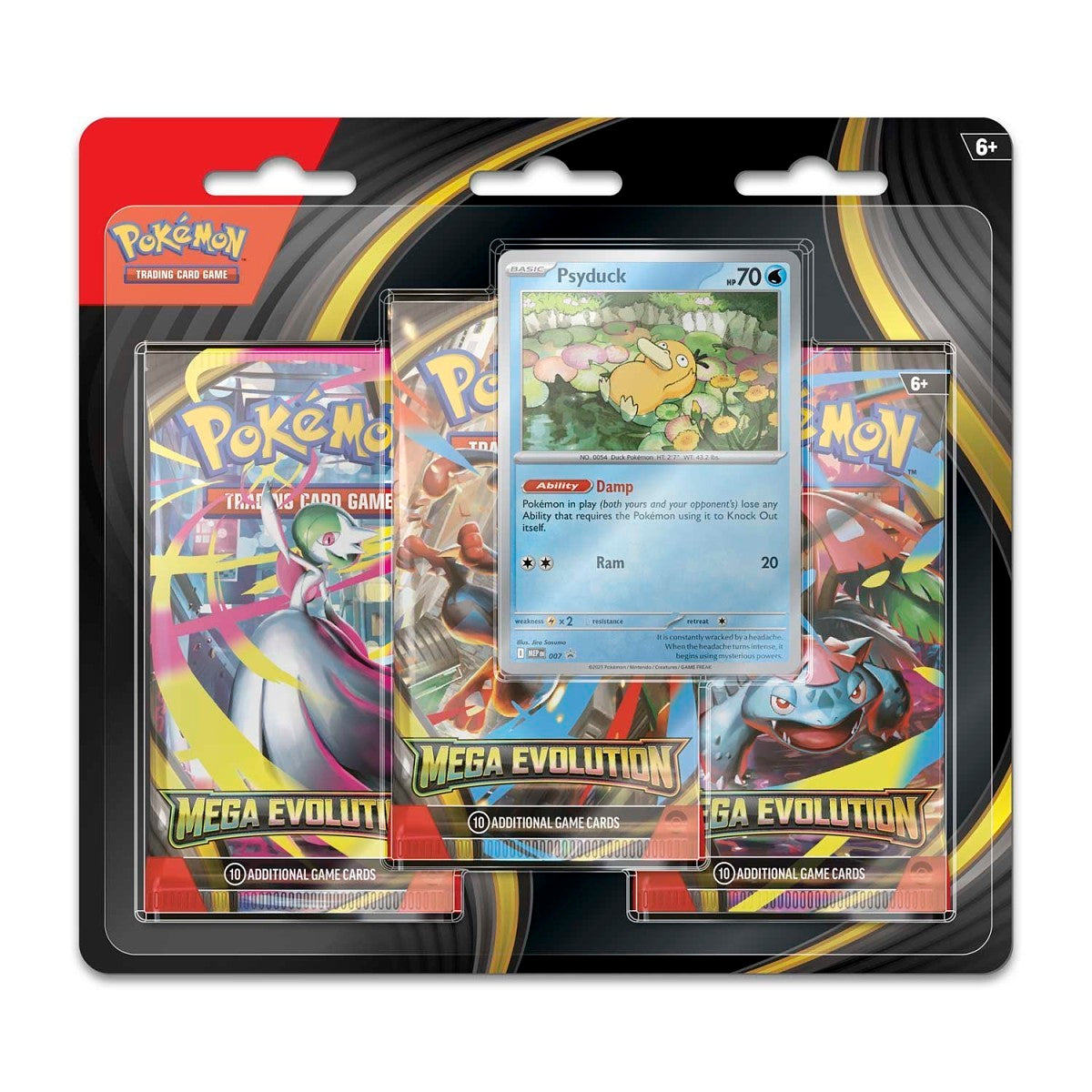 Pokemon TCG: Mega Evolution 3 Booster Packs & Psyduck Promo Card