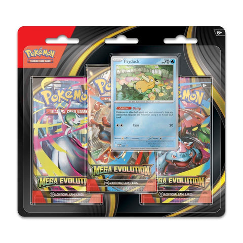 Pokemon TCG: Mega Evolution 3 Booster Packs & Psyduck Promo Card