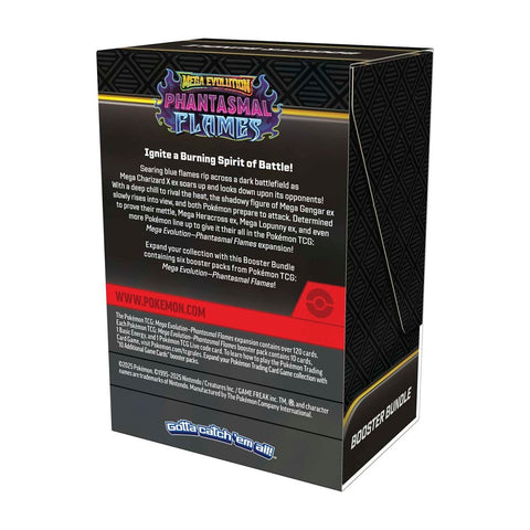 Pokemon TCG Mega Evolution Phantasmal Flames Booster Bundle
